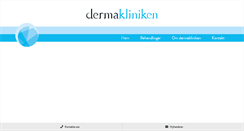 Desktop Screenshot of dermakliniken.se